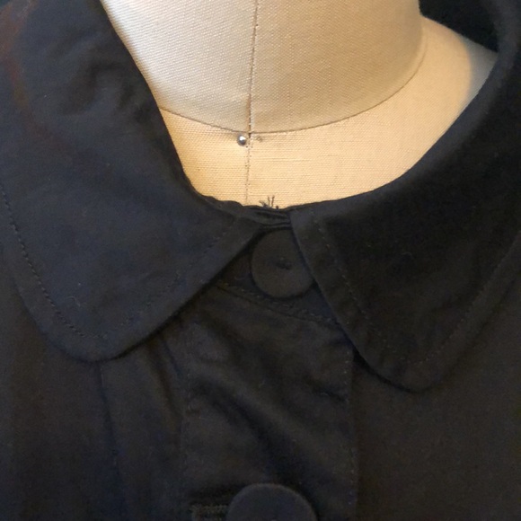 Willow Bay 1x Black Stretch Cotton casual jacket with 3/4 sleeves & pockets - Picture 5 of 8